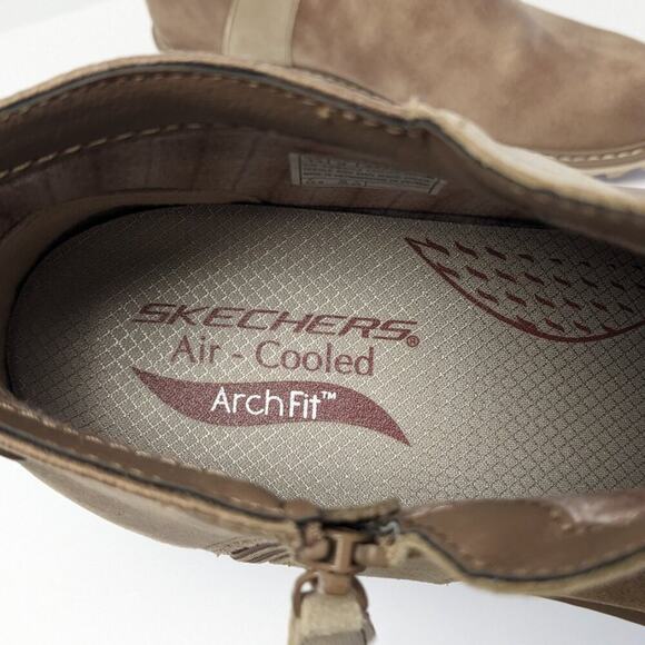 Skechers Arch Ft Mojave Ankle Boots, Mushroom, Women's 11 - Picture 5 of 7